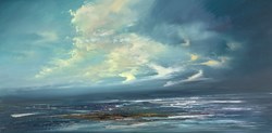 Morning Light V by Philip Raskin - Original Painting on Board sized 48x24 inches. Available from Whitewall Galleries